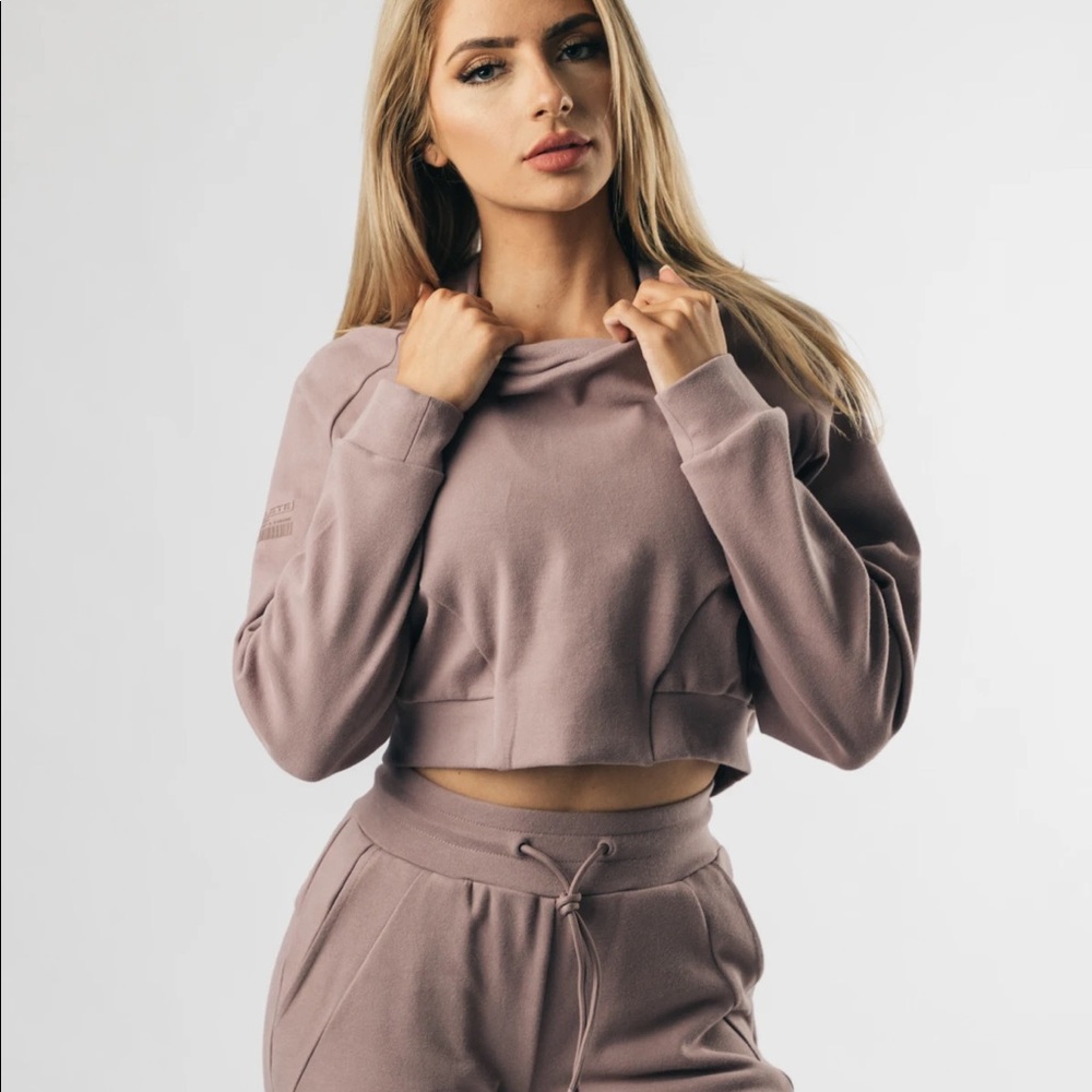 Alphalete Identity Croppes Hoodie size Medium